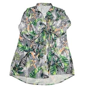 Cupshe Women’s Tropical Leaf Print Shirt